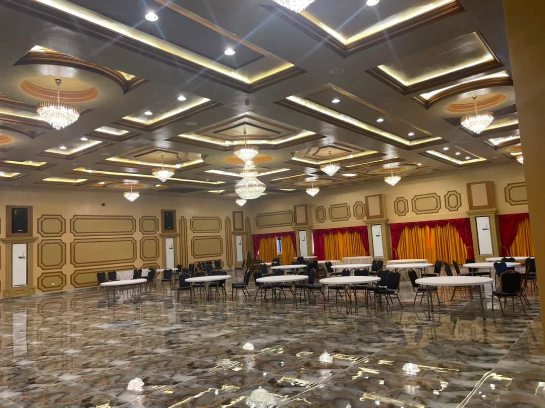 Indoor event hall, second view.