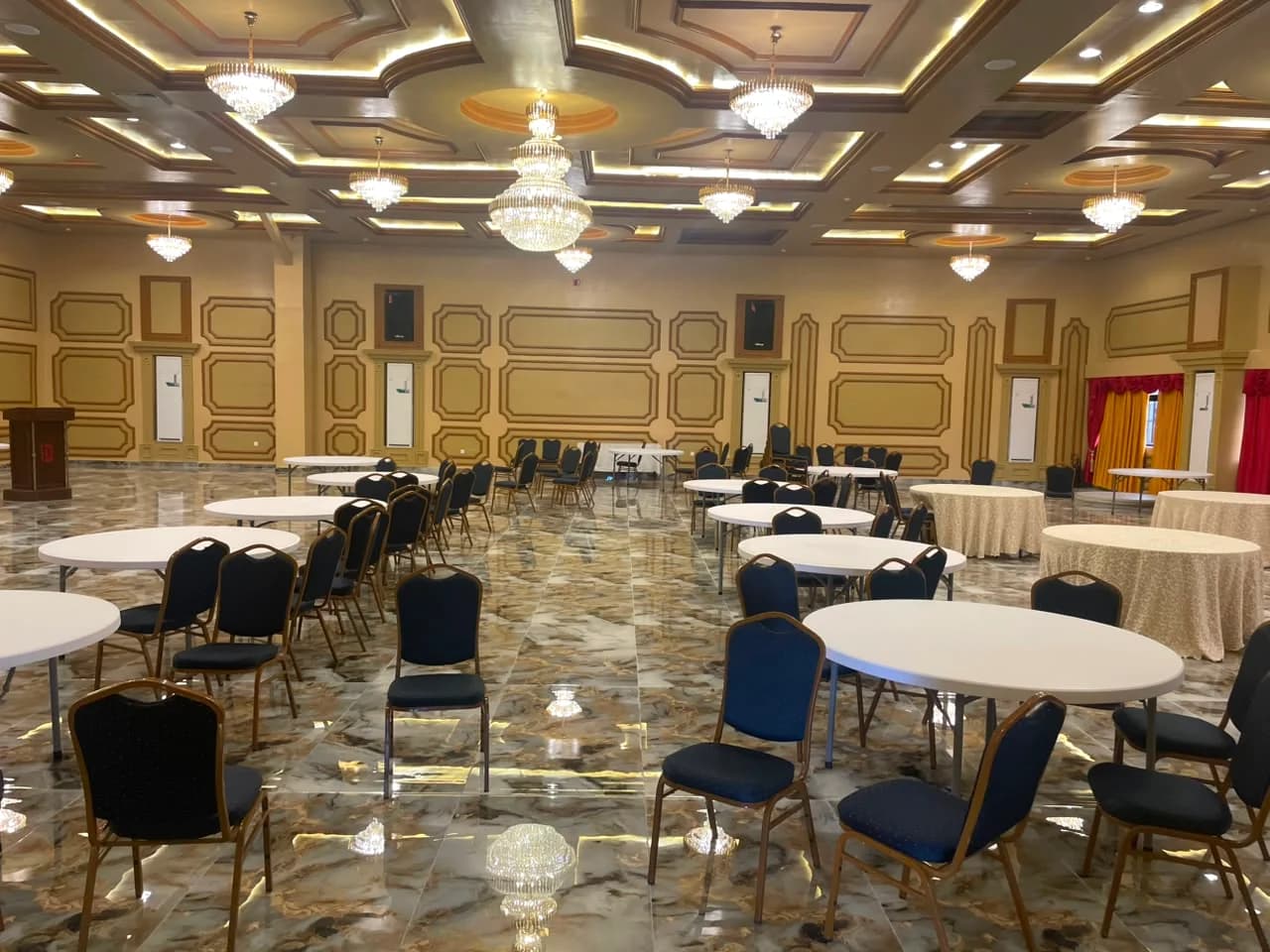 Indoor event hall, third view.