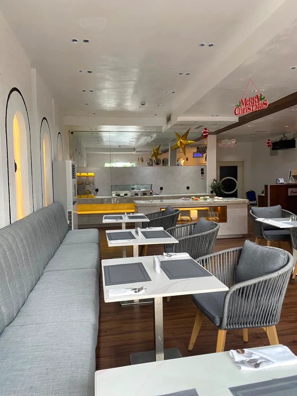 Restaurant interior, second view.